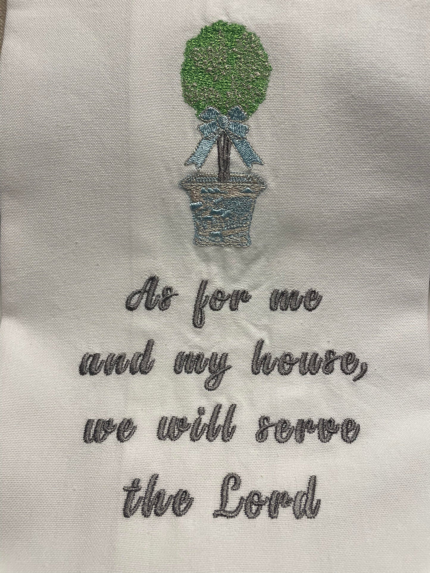 "As for Me and My House" Kitchen Towel