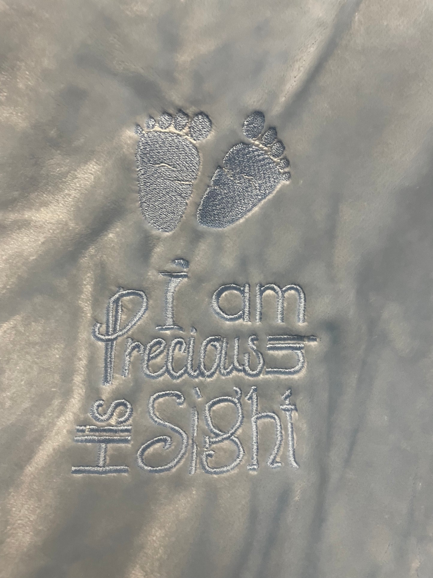 "Precious in His Sight" Baby Blanket