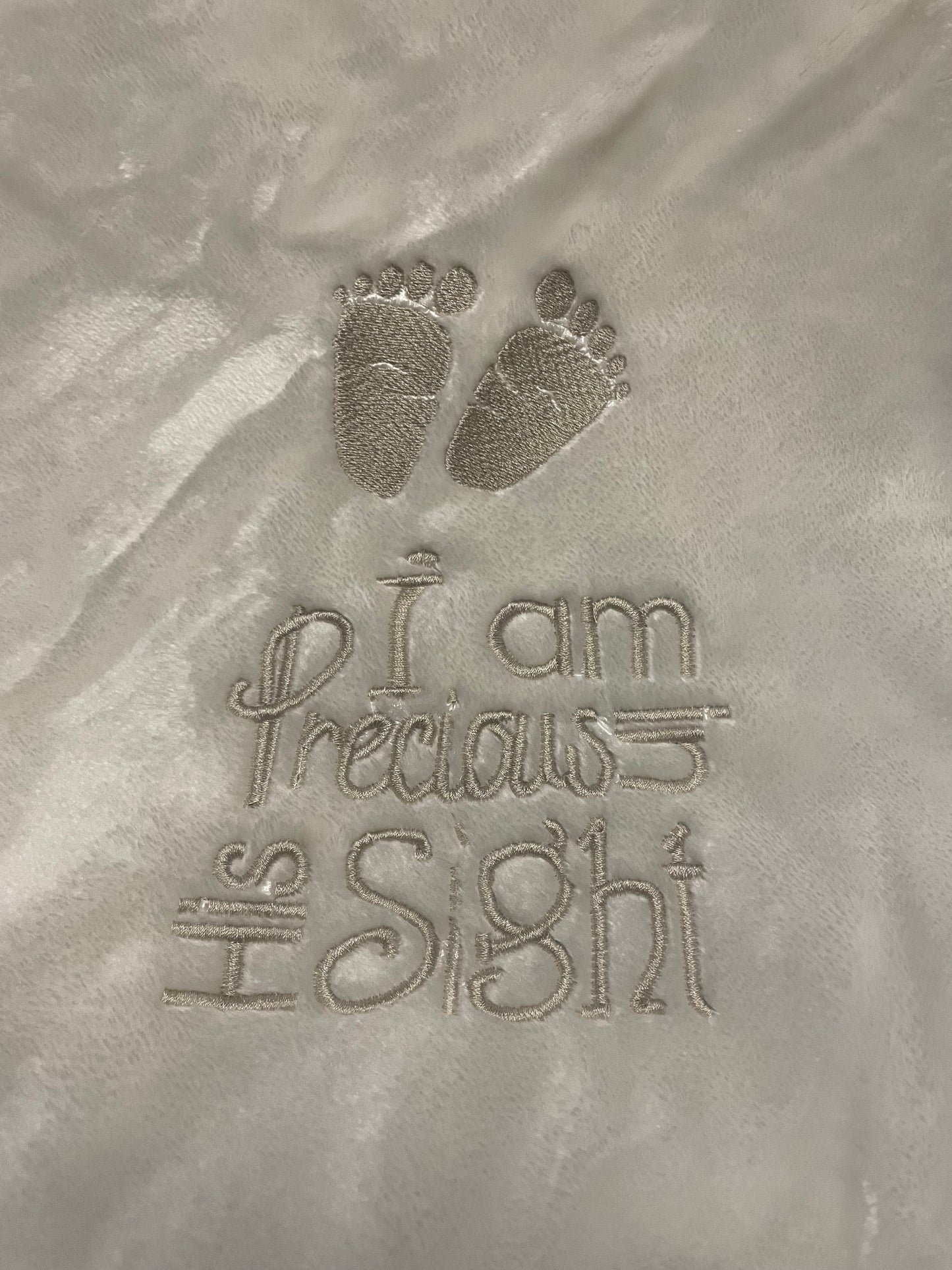 "Precious in His Sight" Baby Blanket