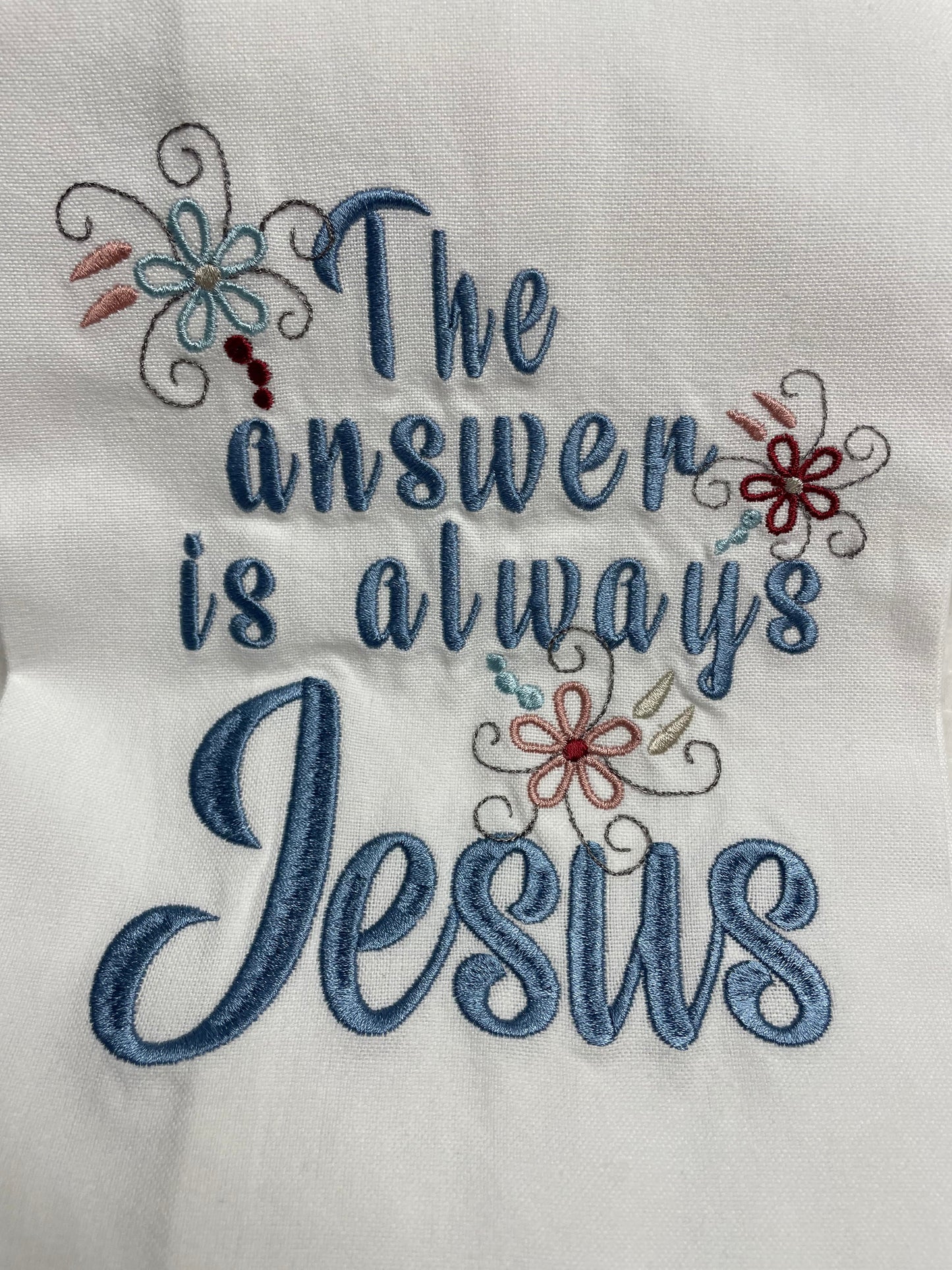 "Jesus is the Answer" Kitchen Towel