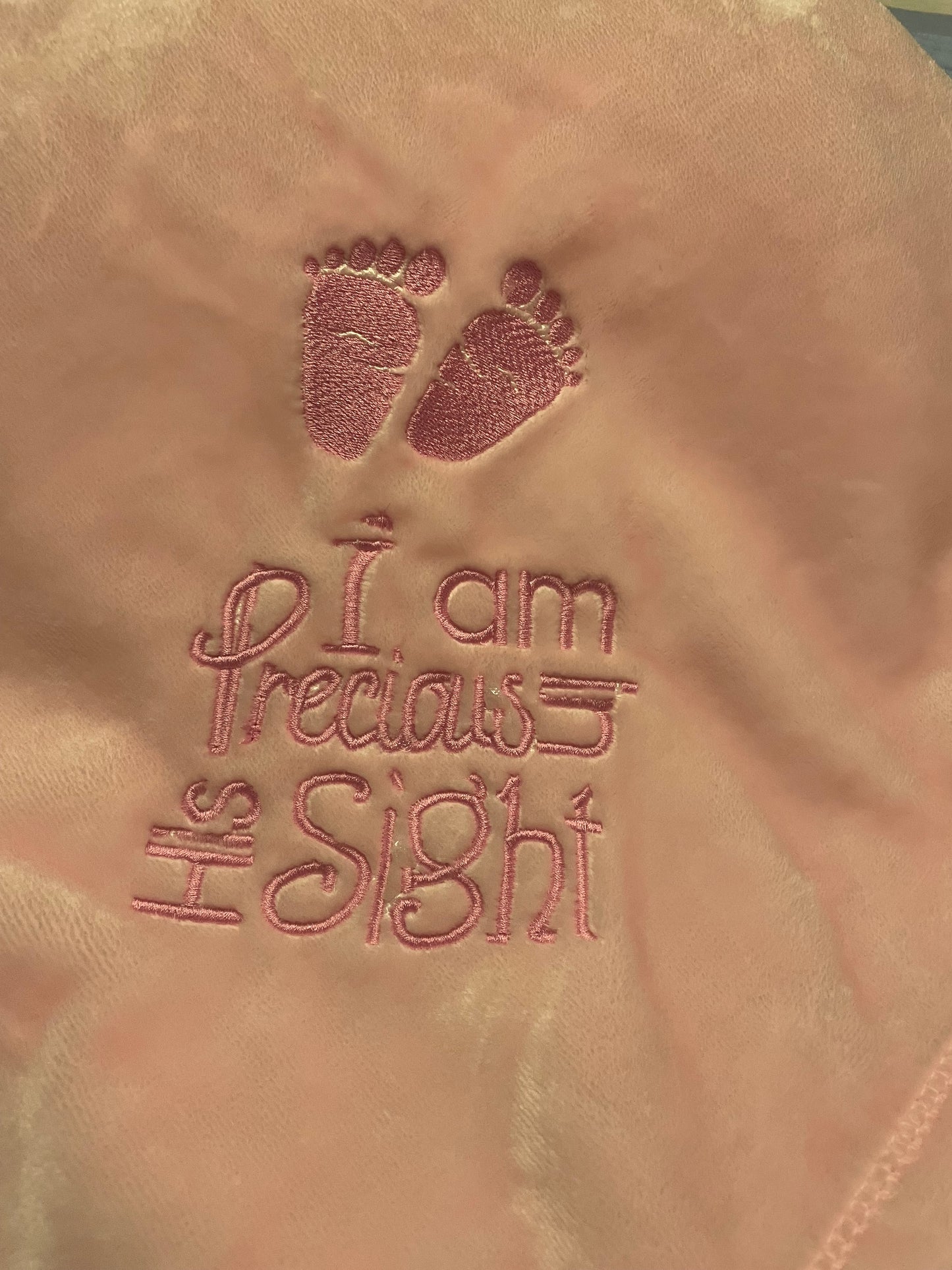 "Precious in His Sight" Baby Blanket