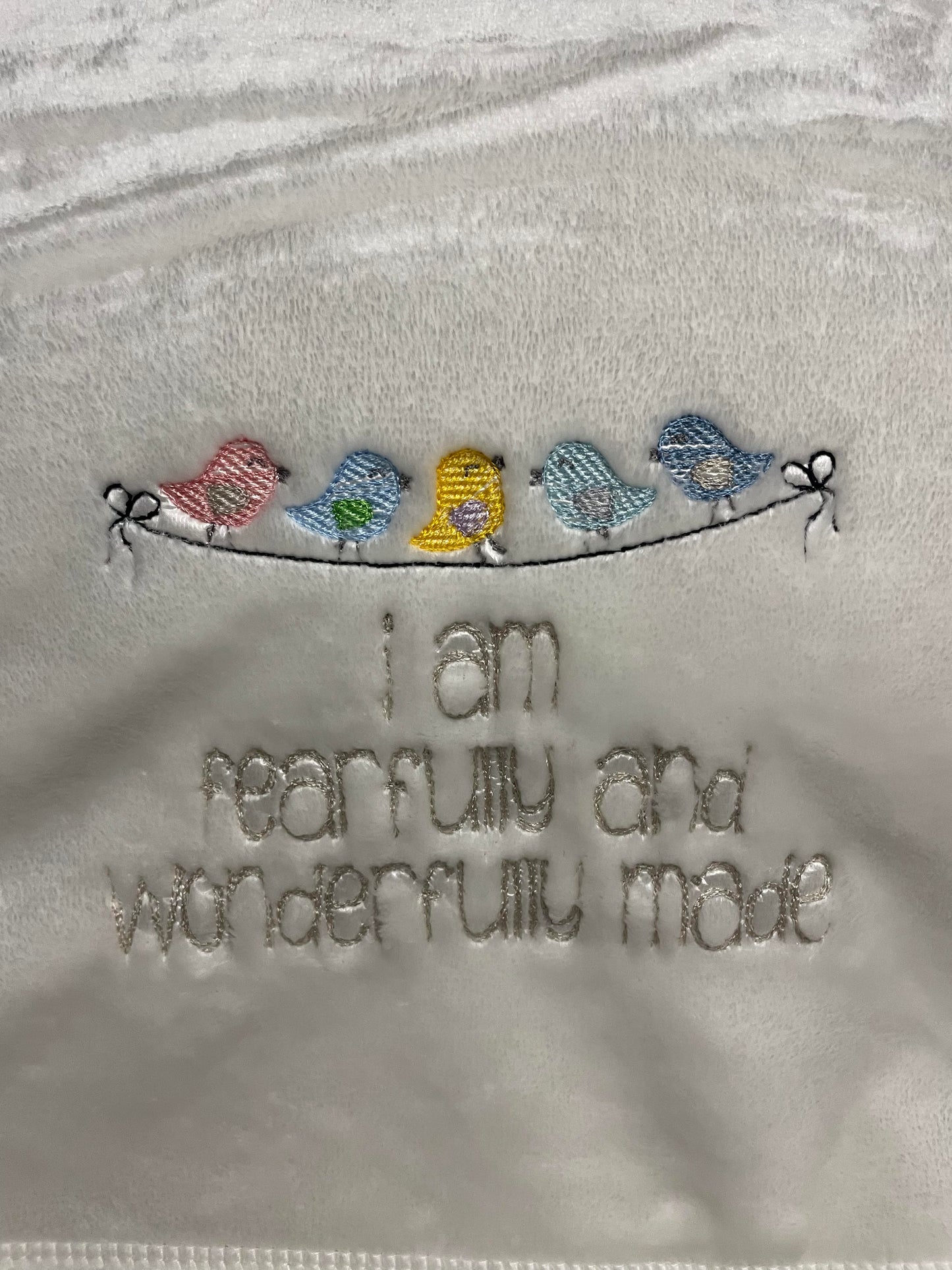 "Fearfully & Wonderfully Made" Baby Blanket