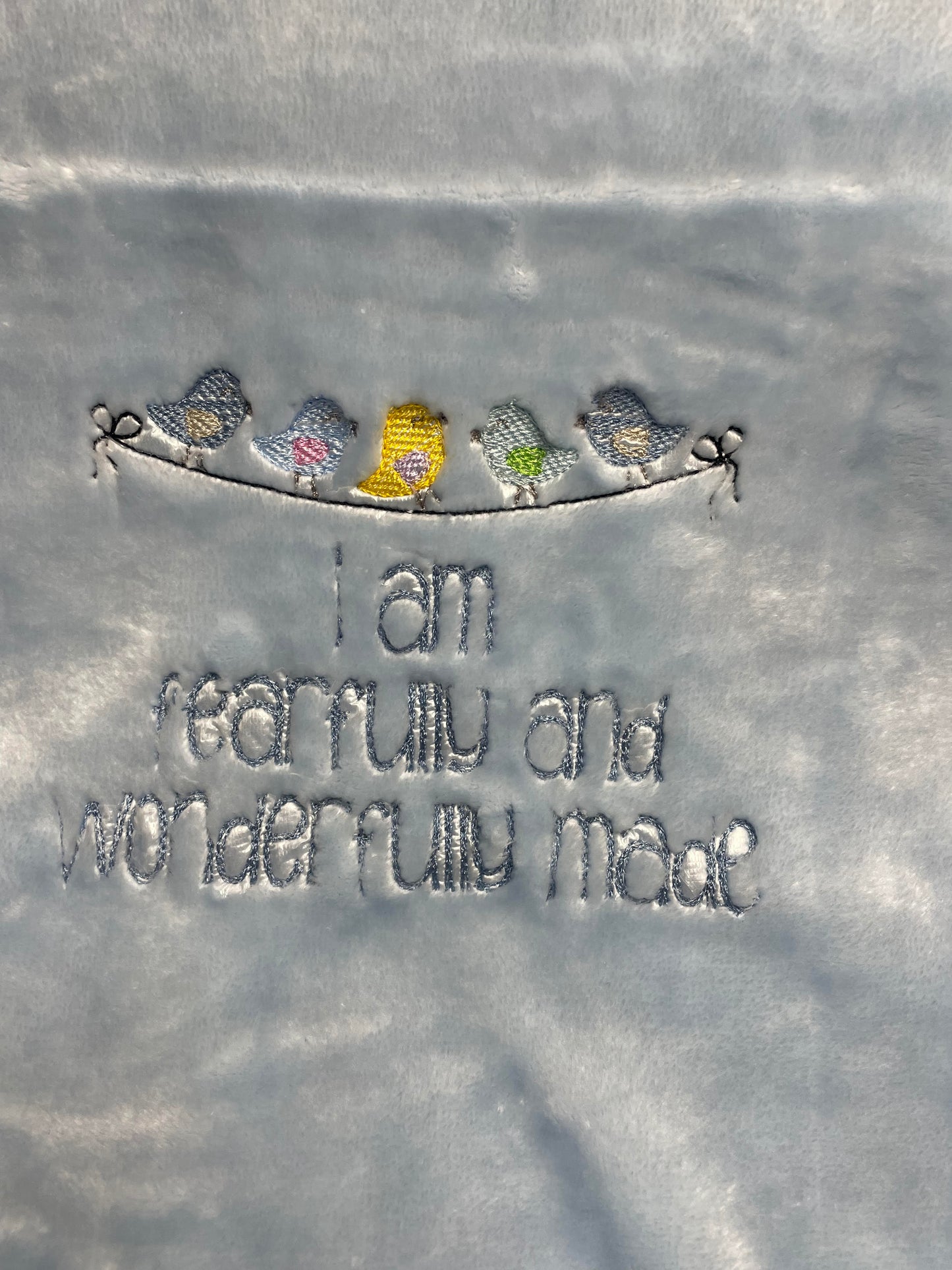 "Fearfully & Wonderfully Made" Baby Blanket