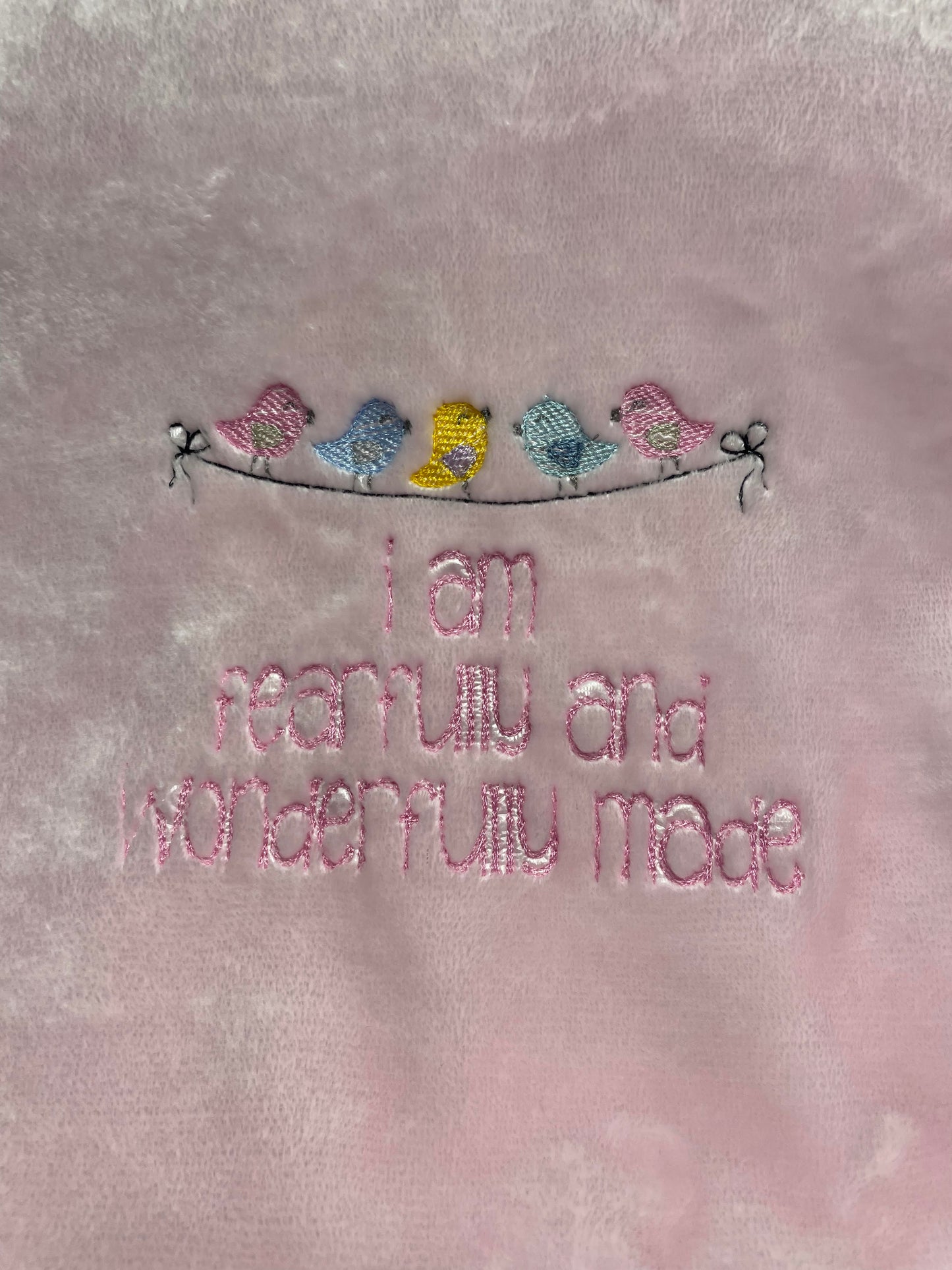 "Fearfully & Wonderfully Made" Baby Blanket