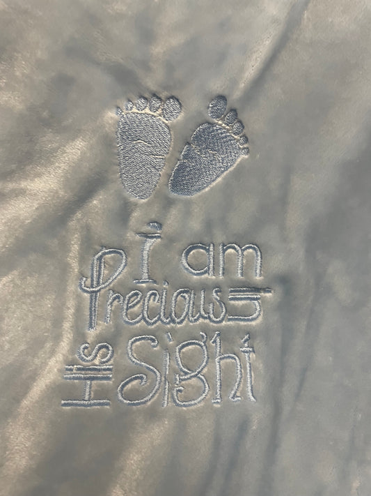 "Precious in His Sight" Baby Blanket