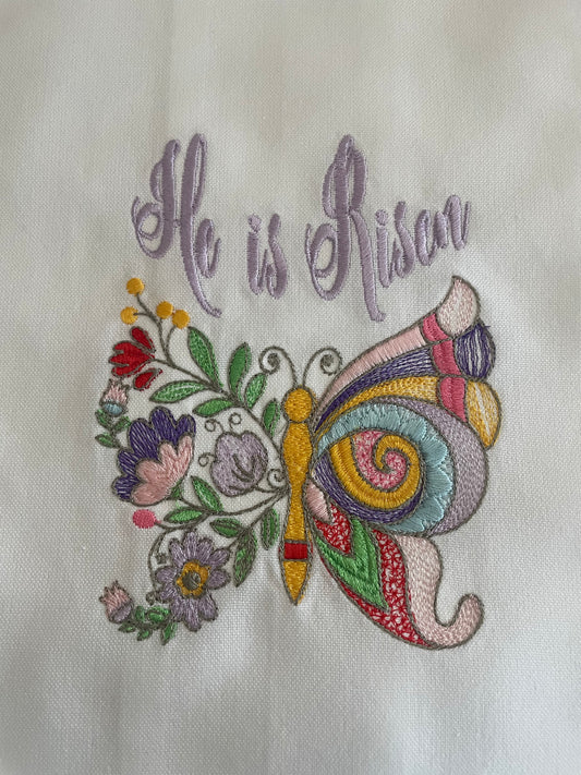 He is Risen Kitchen Towel