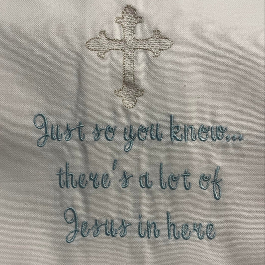"Lot of Jesus" Kitchen Towel
