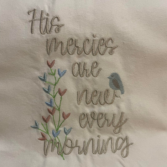 "New Morning Mercies" Kitchen Towel