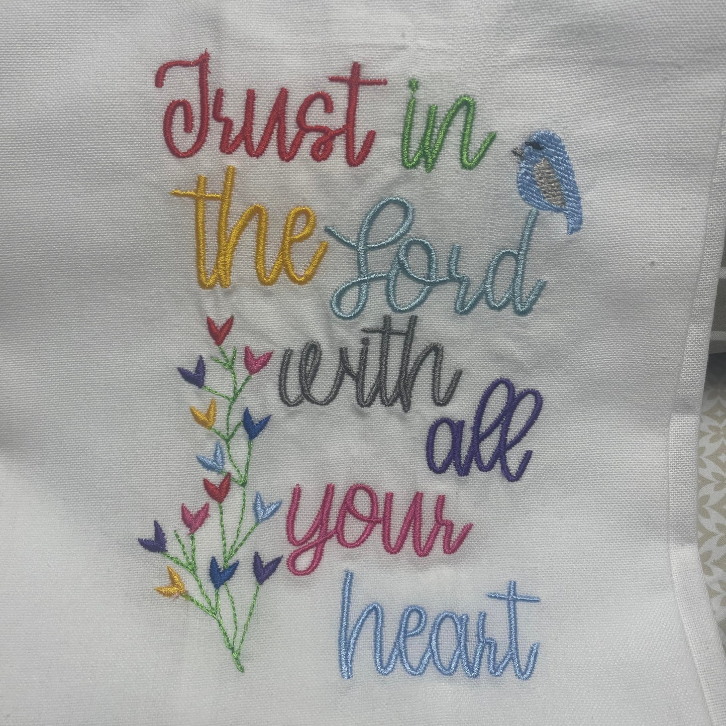 "Trust in the Lord" Kitchen Towel