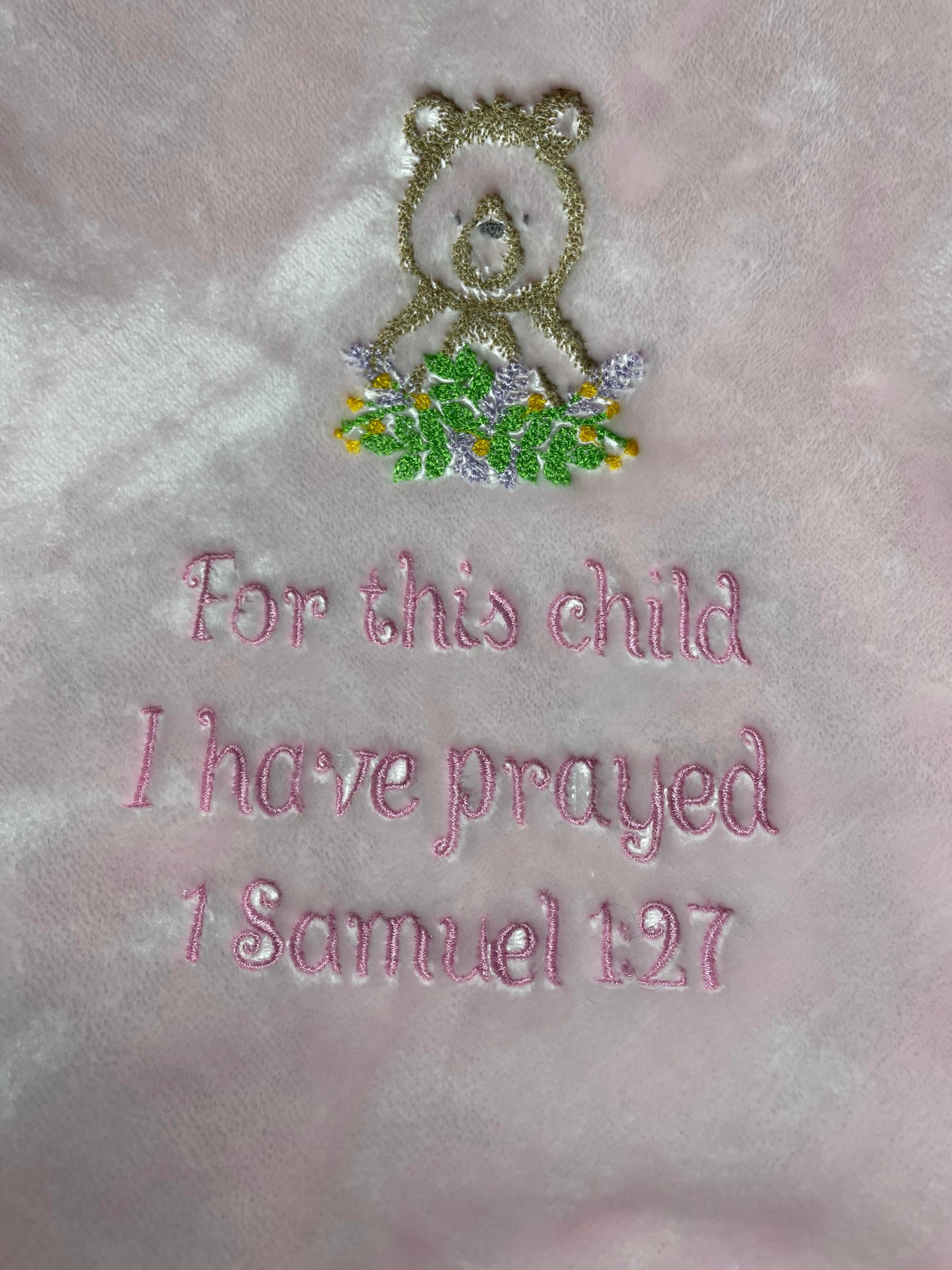 "For This Child" Baby Blanket